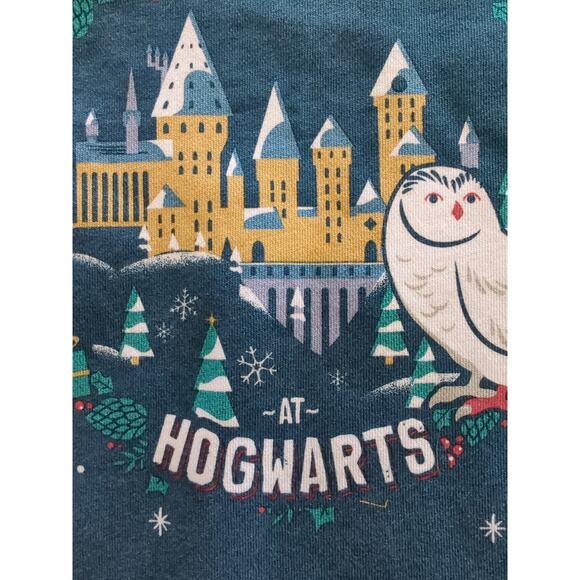 NWT Harry Potter Christmas At Hogwarts XS Holiday Sweater Hedwig Castle New - Picture 4 of 8